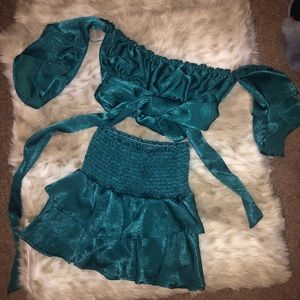 Luxxel skirt and top set